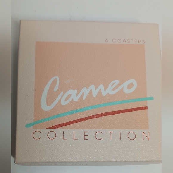 Cameo Collection set of 6 coasters - Picture 4 of 5